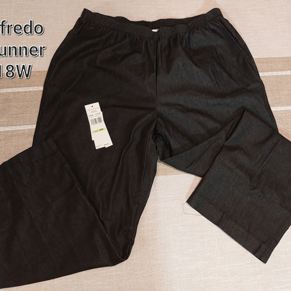 Black pants Alfred Dunner size 18W